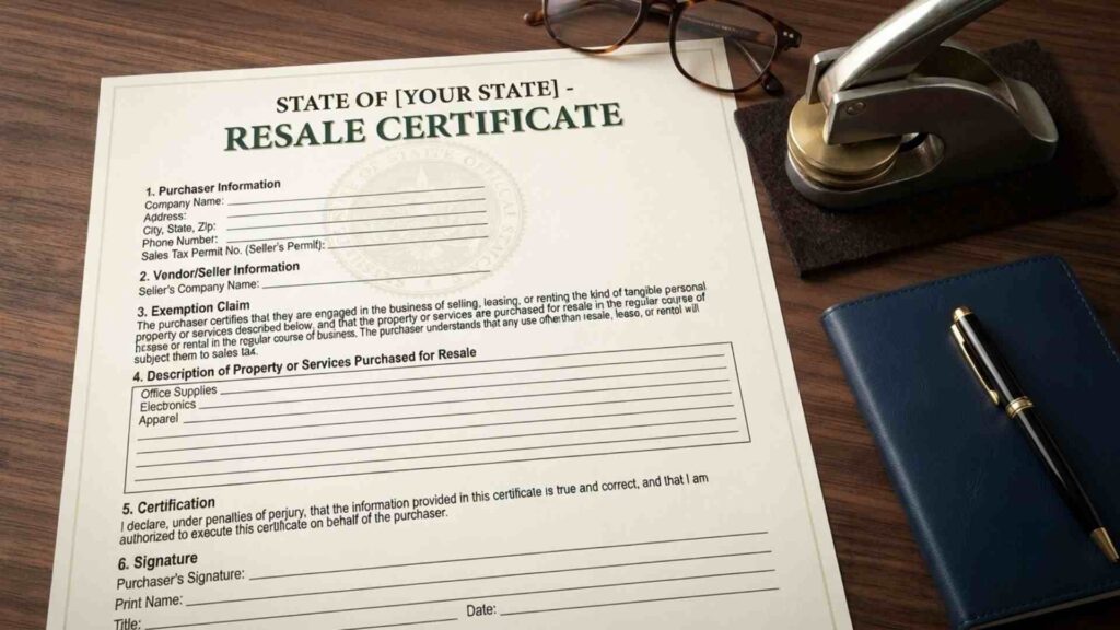 Resale Certificate