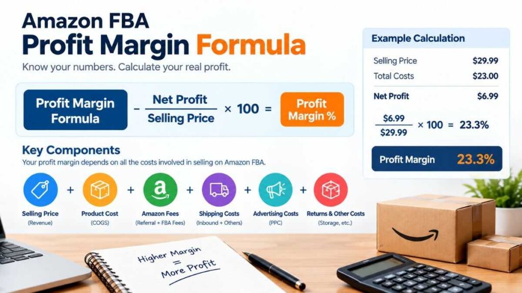 Amazon FBA Profit Margin formula